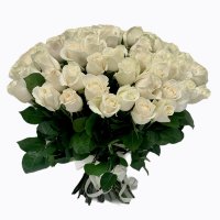 Белые розы сорта "Вендела" 468