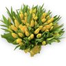 Букет желтых тюльпанов 101 шт (354)